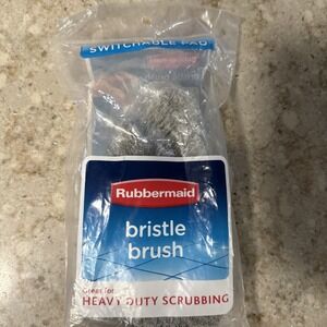 Rubbermaid‎ SCRUB Brush 1811031 Switchable Bristle Heavy Duty Scrubbing 1 Pack